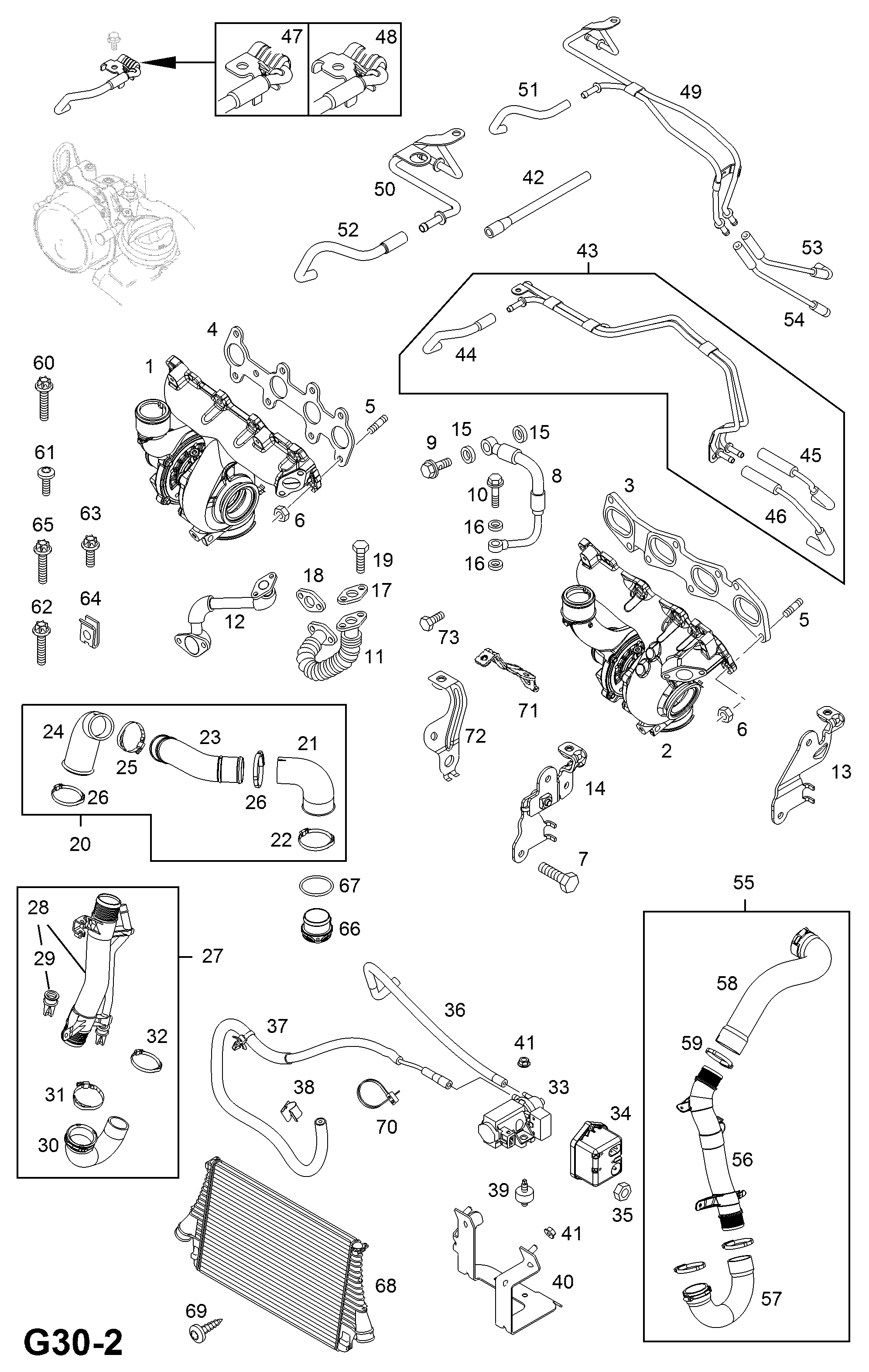 PSA 5860826 - Furtun aer supraalimentare directpiese.ro