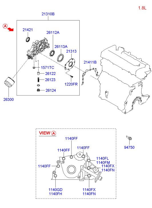 Mitsubishi 2630035500 - Filtru ulei directpiese.ro
