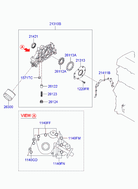 FCA 2630035503 - Filtru ulei directpiese.ro