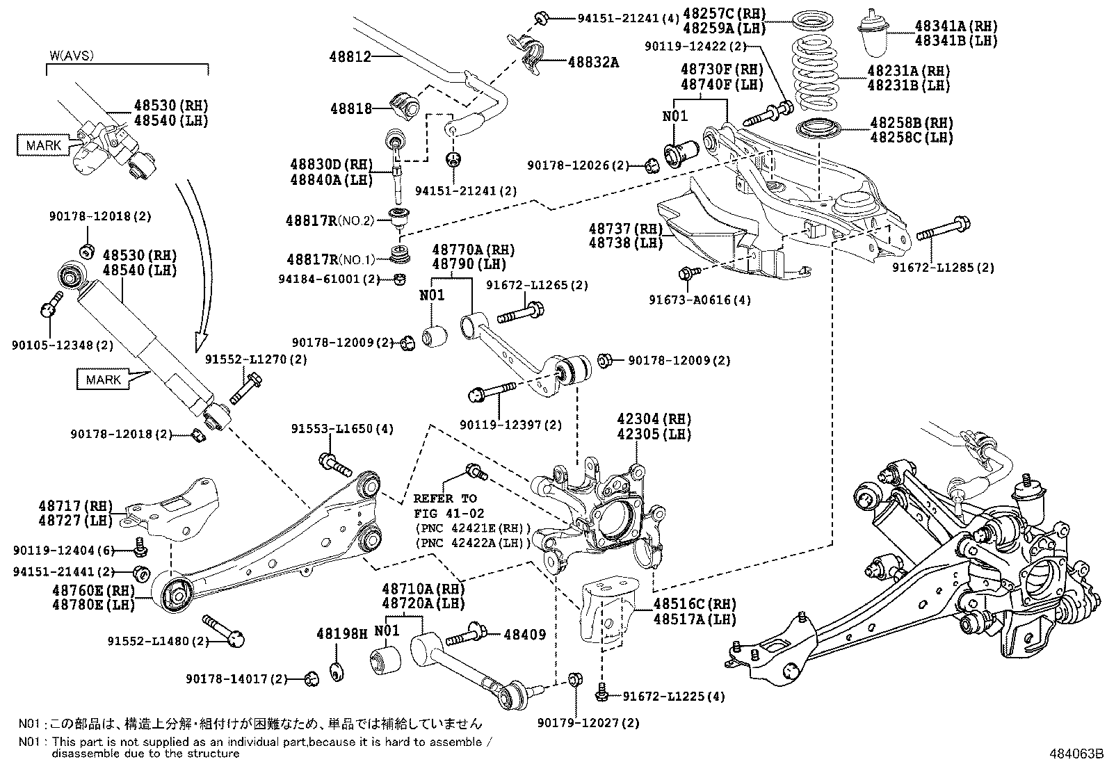 TOYOTA 48710-42030 - Brat, suspensie roata directpiese.ro