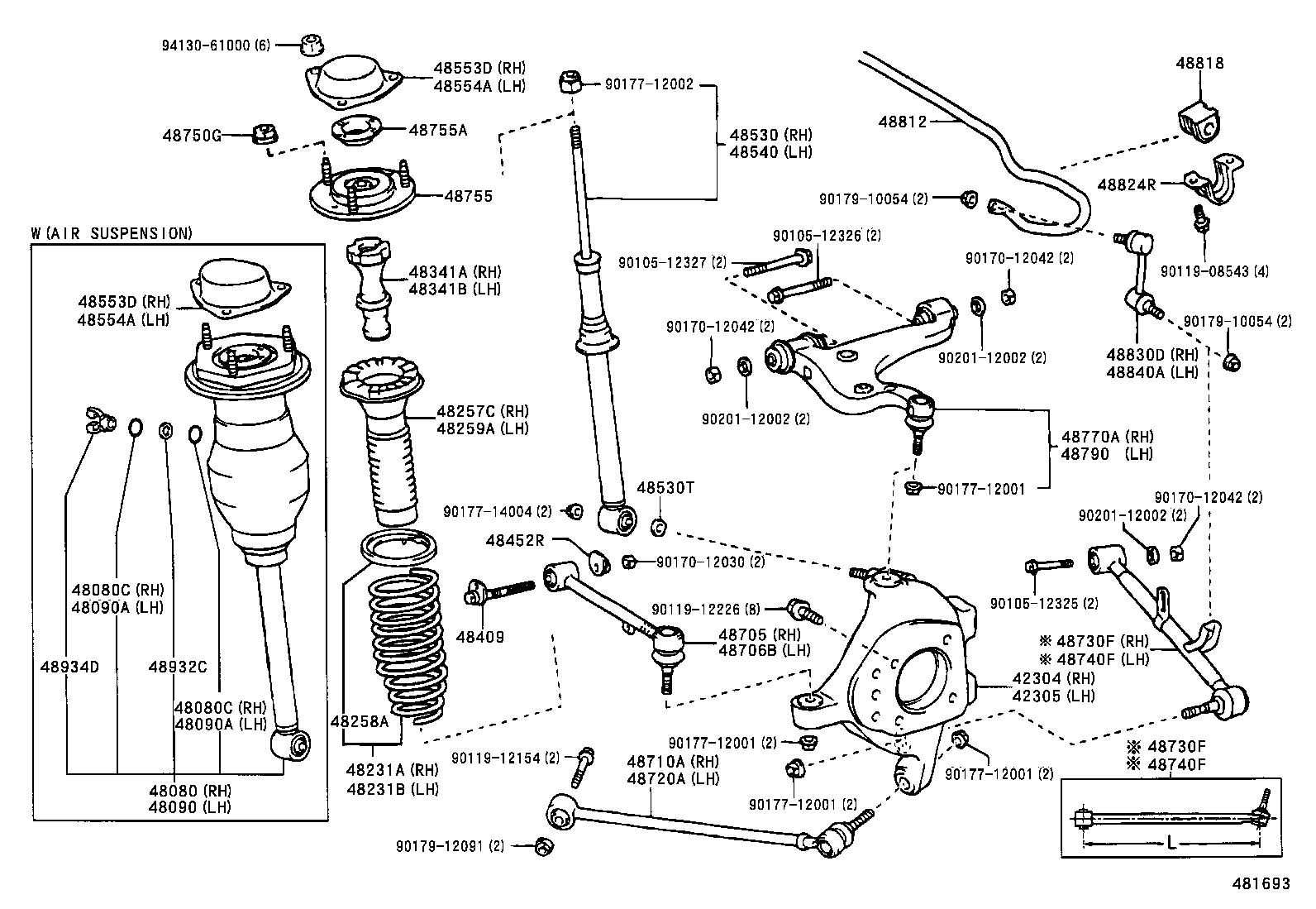 TOYOTA 48710-50070 - Suport,trapez directpiese.ro