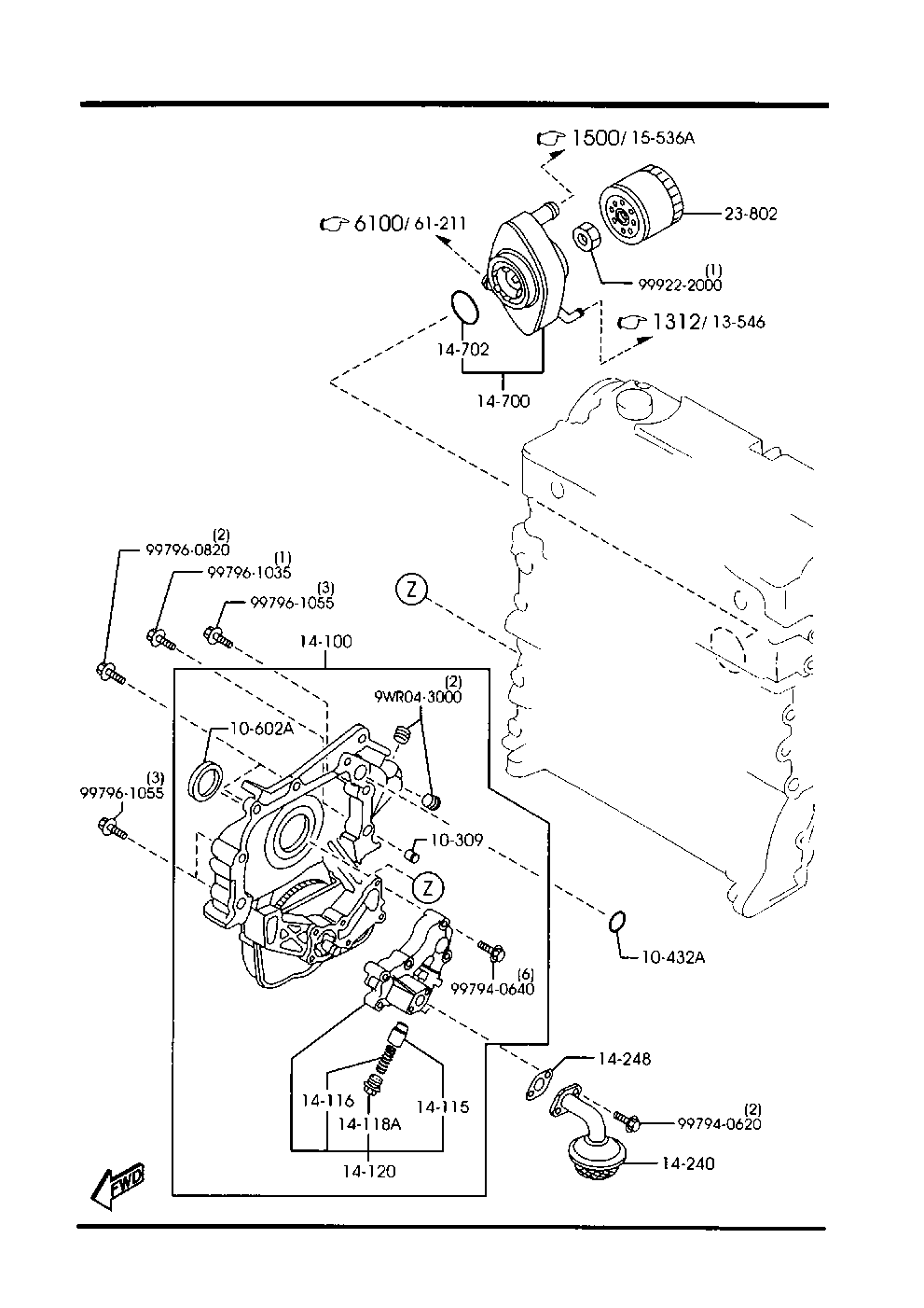 KIA-HYUNDAI RF2A-14-302A - Filtru ulei directpiese.ro