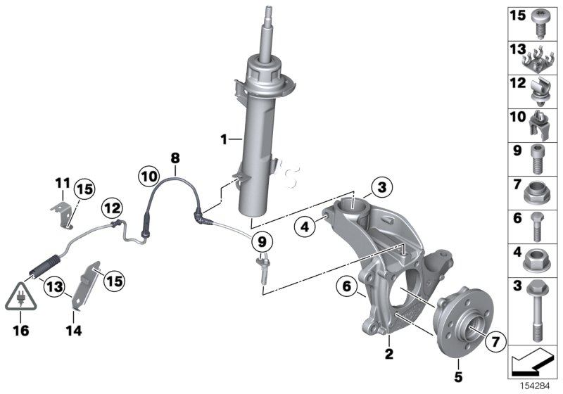 BMW 33 30 6 777 695 - Set reparatie, suspensie directpiese.ro