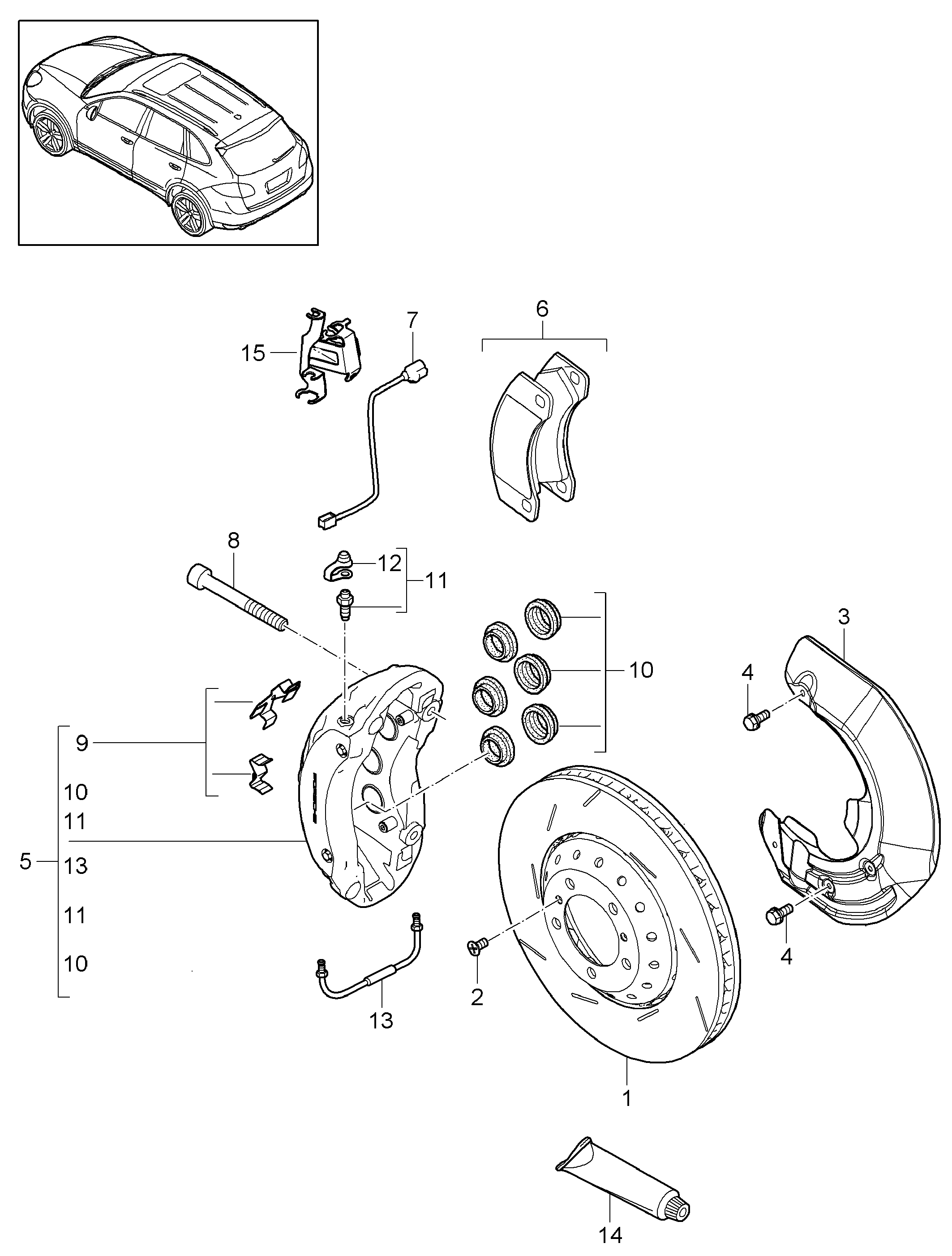 VAG 95835193901 - Set placute frana,frana disc directpiese.ro