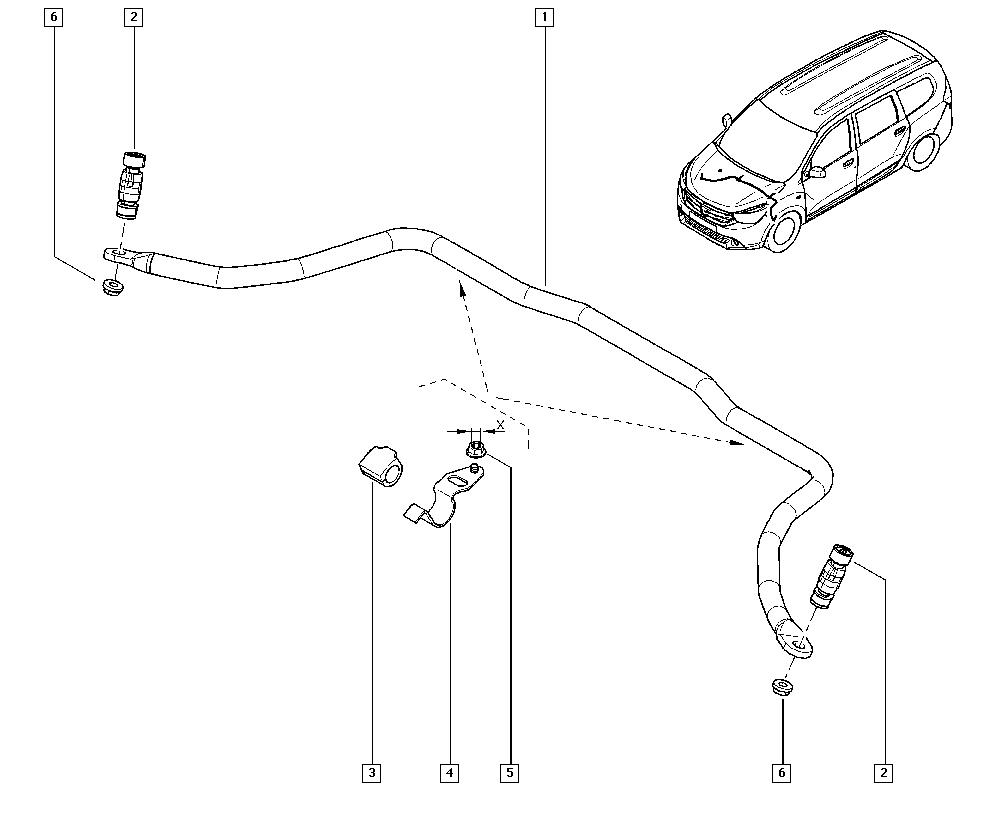 Delphi TC2237 - Brat / bieleta suspensie, stabilizator directpiese.ro