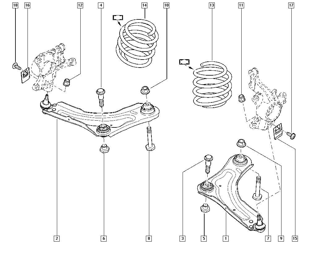 RENAULT 7703 033 209 - Piulita, articulatie sarcina / ghidare directpiese.ro