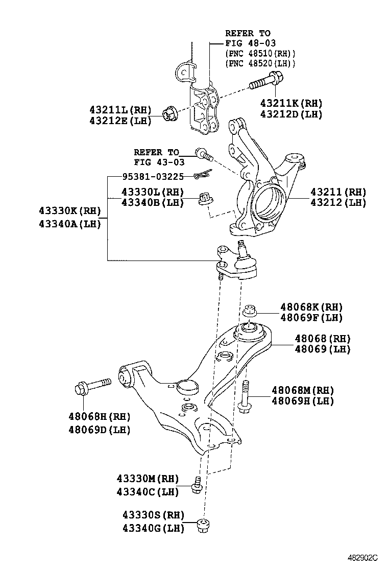 Delphi TC2282 - Brat, suspensie roata directpiese.ro