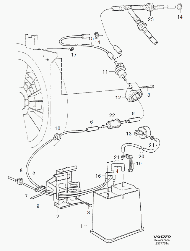 Volvo 9186744 - Filtru combustibil directpiese.ro